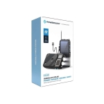 پاوربانک خورشیدی 16000 و اسپیکر بلوتوث پاورولوژی Powerology Solar Power Bank with FM Radio Speaker PP049