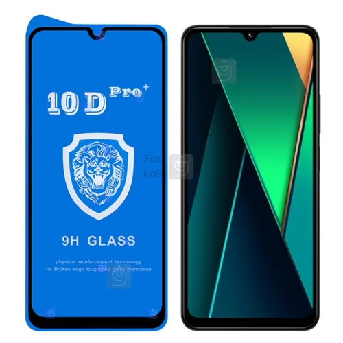 گلس تمام صفحه گوشی پوکو C75 مدل 10D Pro Plus