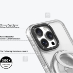 قاب اصلی یانگ کیت آیفون 16 پرو مکس مدل Yellowing 360 Rotation Ring Stand