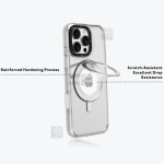 قاب اصلی یانگ کیت آیفون 16 پرو مکس مدل Yellowing 360 Rotation Ring Stand