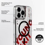 قاب اورجینال یانگ کیت آیفون 16 پرو مکس مدل Futuristic Red Luminous Quicksand