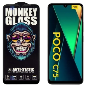 گلس آنتی استاتیک گوشی شیائومی Poco C75 مدل Monkey