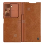 کیف چرمی نیلکین Z Fold 6 مدل Qin Pro