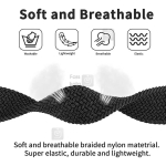 بند کنفی ساعت آمازفیت GTS 2e مدل Solo Loop Magnetic