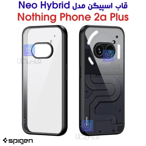 قاب پشت کریستالی اسپیگن Nothing Phone 2a Plus مدل Neo Hybrid Case