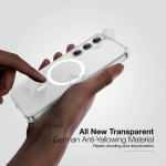قاب مگ سیف دار پشت کریستالی سامسونگ Galaxy S24