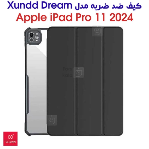 کیف ضدضربه پشت شفاف تبلت آیپد پرو 11 2024 مدل XUNDD Dream Series