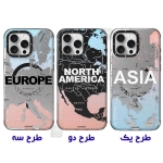 قاب اصلی یانگ کیت آیفون 16 پرو مکس مدل Color Changing Globe Trotter