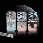 قاب اصلی یانگ کیت آیفون 16 پرو مکس مدل Color Changing Globe Trotter