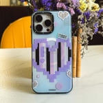 قاب اورجینال یانگ کیت آیفون 16 پرو مکس مدل Color-Changing Pixel Heartbeat