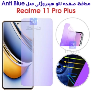 محافظ صفحه نانو هیدروژلی Anti Blue گوشی ریلمی 11 پرو پلاس