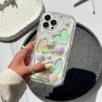 قاب شفاف قلب برجسته گوشی سامسونگ Galaxy A21s