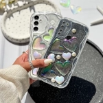 قاب شفاف قلب برجسته گوشی سامسونگ Galaxy A21s