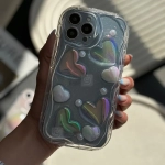 قاب شفاف قلب برجسته گوشی سامسونگ Galaxy A21s