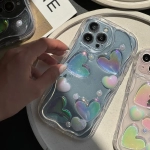 قاب شفاف قلب برجسته گوشی سامسونگ Galaxy A21s