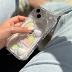 قاب شفاف قلب برجسته گوشی سامسونگ Galaxy A50