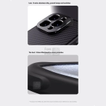 قاب فیبر آرامید نیلکین CarboProp Magnetic گوشی آیفون 15 پرو مکس