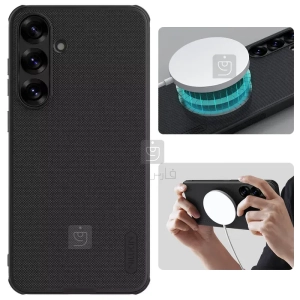 قاب مگ سیف دار نیلکین Super Frosted Shield Pro Magnetic سامسونگ S25 Plus