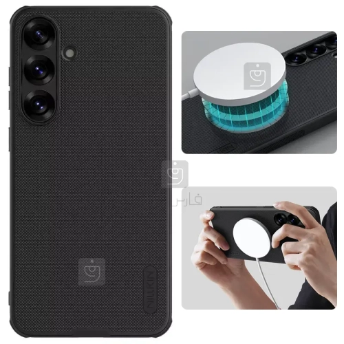 قاب مگ سیف دار نیلکین Super Frosted Shield Pro Magnetic سامسونگ S25 Plus