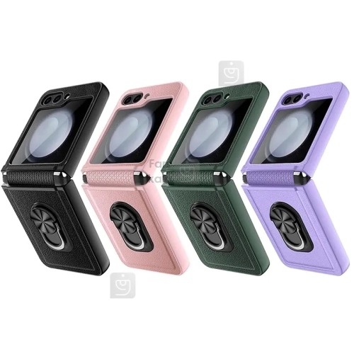 قاب چرمی حلقه دار Piblue گوشی Z Flip 6
