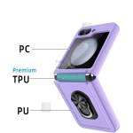 قاب چرمی حلقه دار Piblue گوشی Z Flip 6