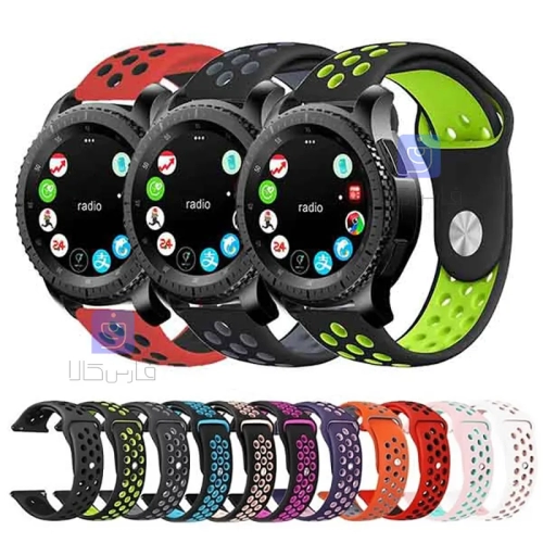 بند سیلیکونی نایکی ساعت هوشمند سامسونگ Gear S3