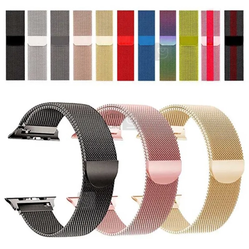 بند فلزی حصیری میلانس ساعت هوشمند اپل واچ 41mm