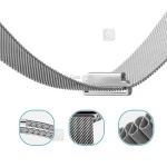 بند فلزی حصیری میلانس ساعت هوشمند سامسونگ واچ 3 41mm