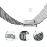 بند فلزی حصیری میلانس ساعت هوشمند آمازفیت Stratos 3