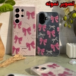 قاب دخترانه پاپیون اکلیلی گوشی آیفون 13 پرو