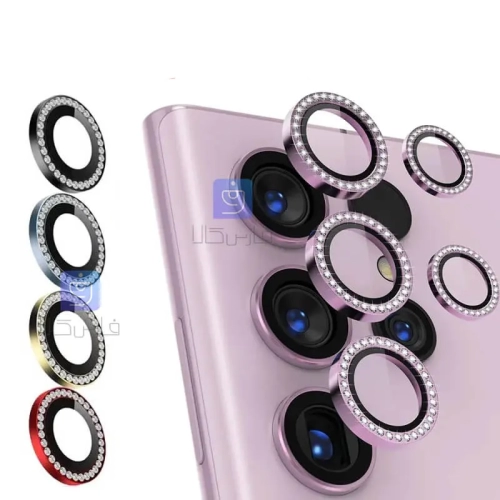 محافظ لنز رینگی نگین دار سامسونگ S25 Ultra