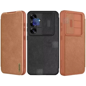 کیف چرمی نیلکین Qin Pro گوشی S25 Plus