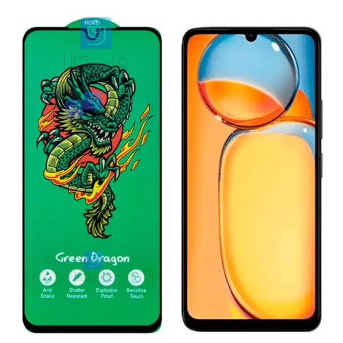 گلس تمام صفحه HORO Green Dragon گوشی شیائومی Redmi 13C 4G