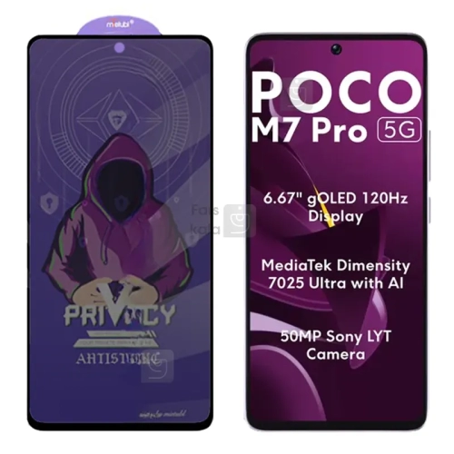 گلس پرایوسی میتوبل گوشی شیائومی Poco M7 Pro 5G