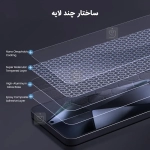 گلس شفاف H+ Pro نیلکین گوشی سامسونگ S25 همراه با ابزار نصب