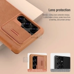 کیف چرمی نیلکین Qin Pro گوشی S25 Ultra