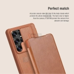 کیف چرمی نیلکین Qin Pro گوشی S25 Ultra