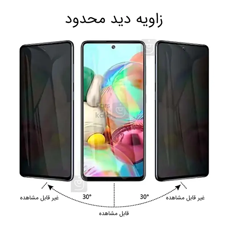 گلس شیشه ای پرایوسی سامسونگ S25 privacy glass full screen protector for samsung galaxy s25 2 گلس شیشه ای پرایوسی سامسونگ S25