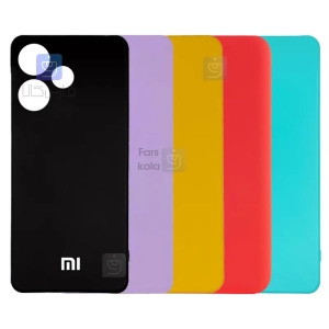 کاور سیلیکونی شیائومی Xiaomi Redmi 13 مدل محافظ لنزدار