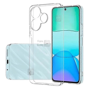 قاب شفاف پشت کریستالی محافظ لنزدار گوشی شیائومی Poco M6 4G