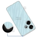 قاب شفاف پشت کریستالی محافظ لنزدار گوشی شیائومی Poco M6 4G