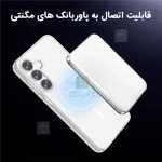 قاب مگ سیف دار پشت کریستالی سامسونگ S25