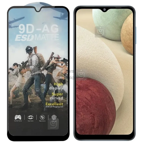 گلس مات آنتی استاتیک گوشی سامسونگ A12 مدل AG ESD