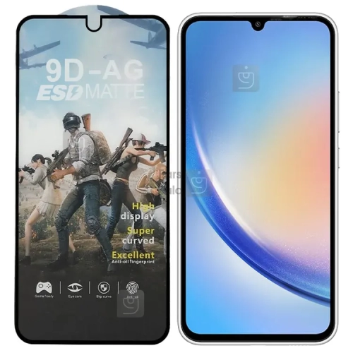 گلس مات آنتی استاتیک گوشی سامسونگ A34 مدل AG ESD