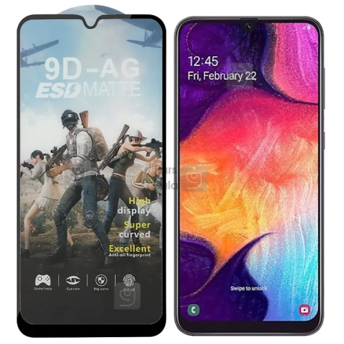 گلس مات آنتی استاتیک گوشی سامسونگ A50 مدل AG ESD