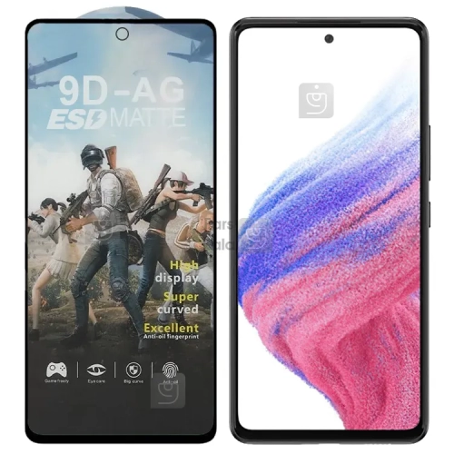 گلس مات آنتی استاتیک گوشی سامسونگ A53 مدل AG ESD