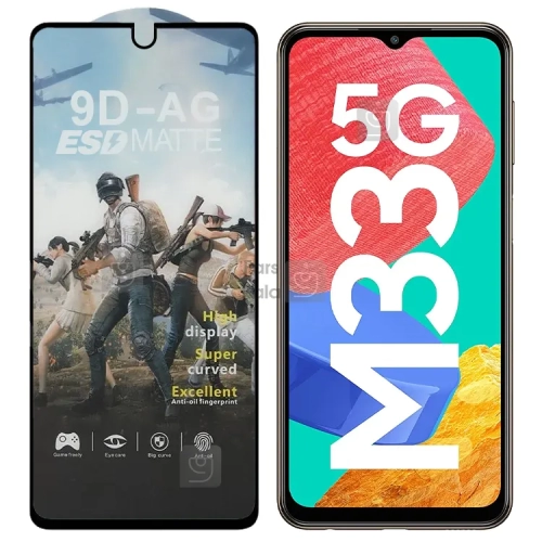 گلس مات آنتی استاتیک گوشی سامسونگ M33 مدل AG ESD