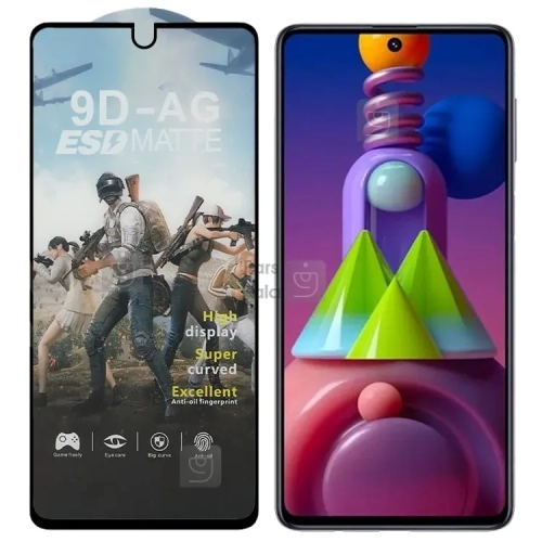 گلس مات آنتی استاتیک گوشی سامسونگ M51 مدل AG ESD