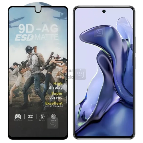 گلس مات آنتی استاتیک گوشی شیائومی 11T مدل AG ESD