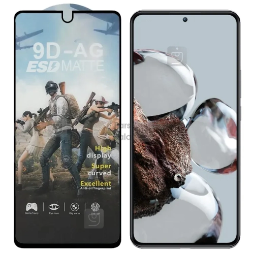 گلس مات آنتی استاتیک گوشی شیائومی 12T Pro مدل AG ESD